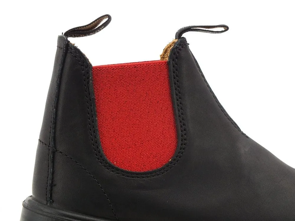 BLUNDSTONE Stivaletto Polacco Elastici Black Red 581