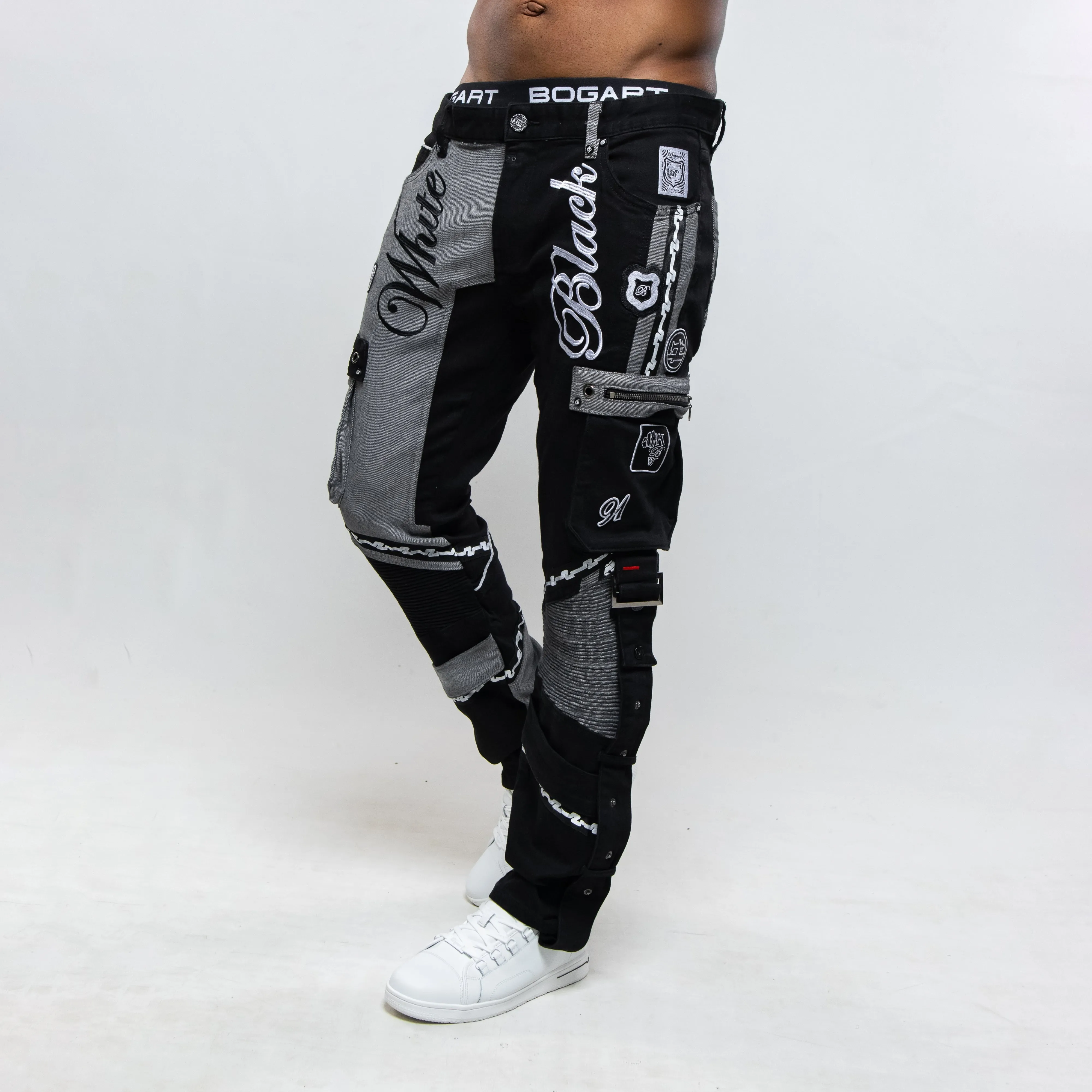 Bogart Black And White Collection Heritage Pants