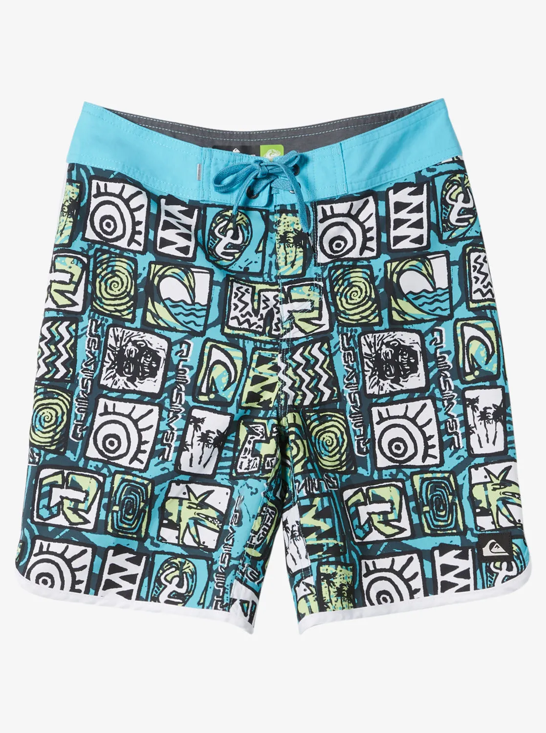 Boys 8-16 Everyday Scallop 17" Boardshorts - River Blue