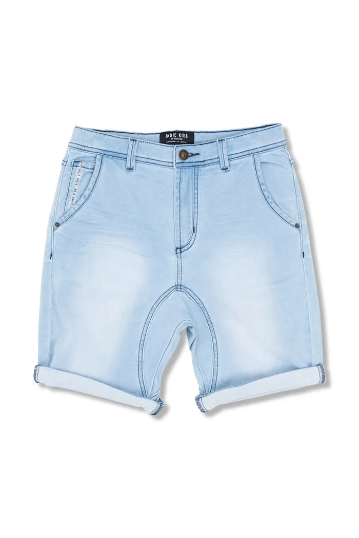 boys - drifter short - mid blue