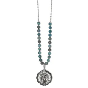 Brighton Protection Angel Medallion Necklace