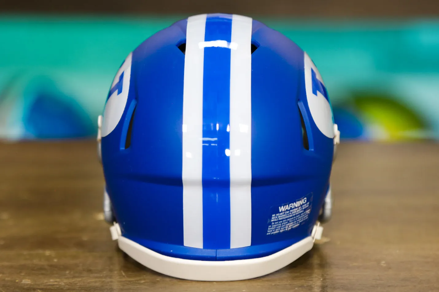 BYU Cougars Riddell Speed Mini Helmet - Royal Blue