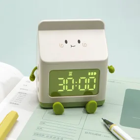 Cartoon Milk Carton Alarm Clock