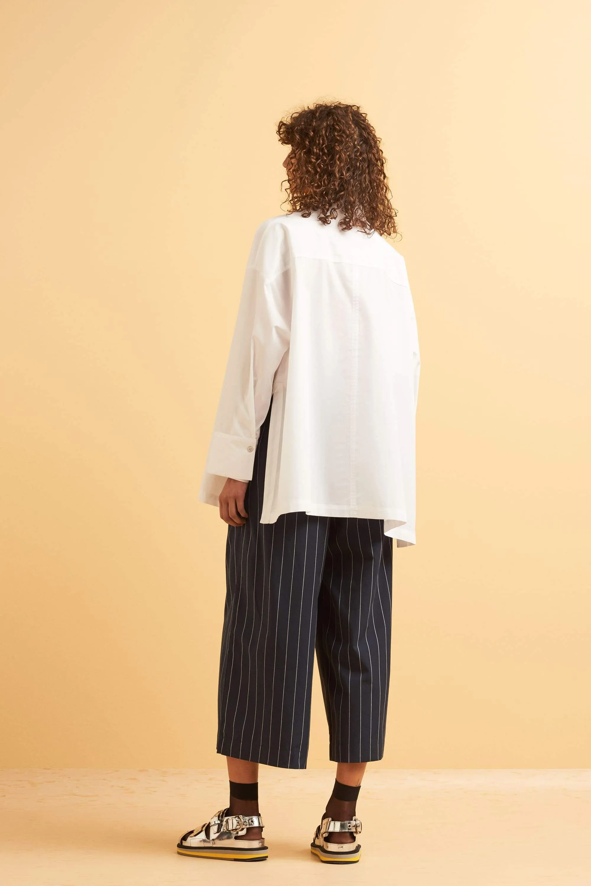 casting pants stripe <br> by Kowtow