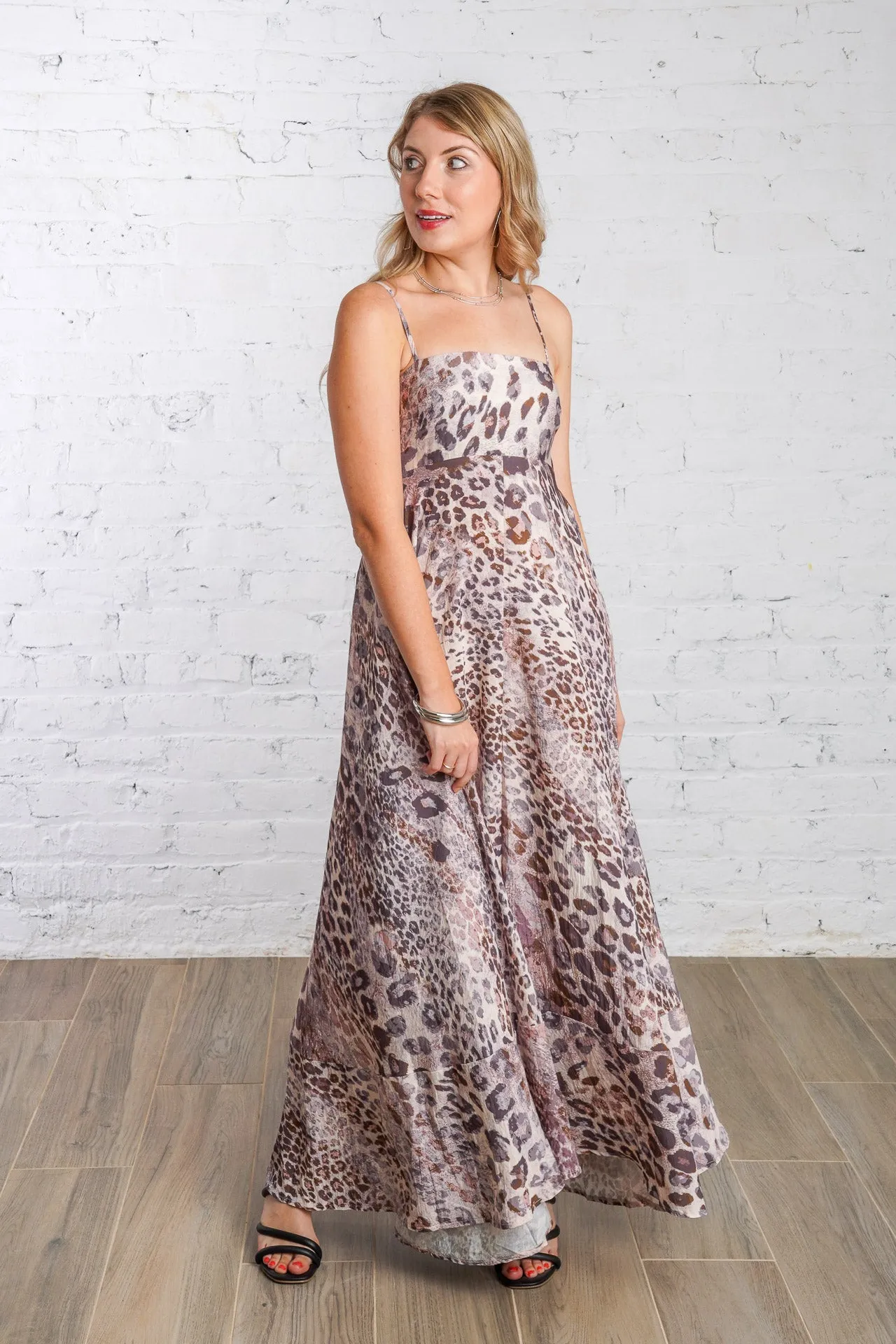 Charmed Animal Print Maxi Dress