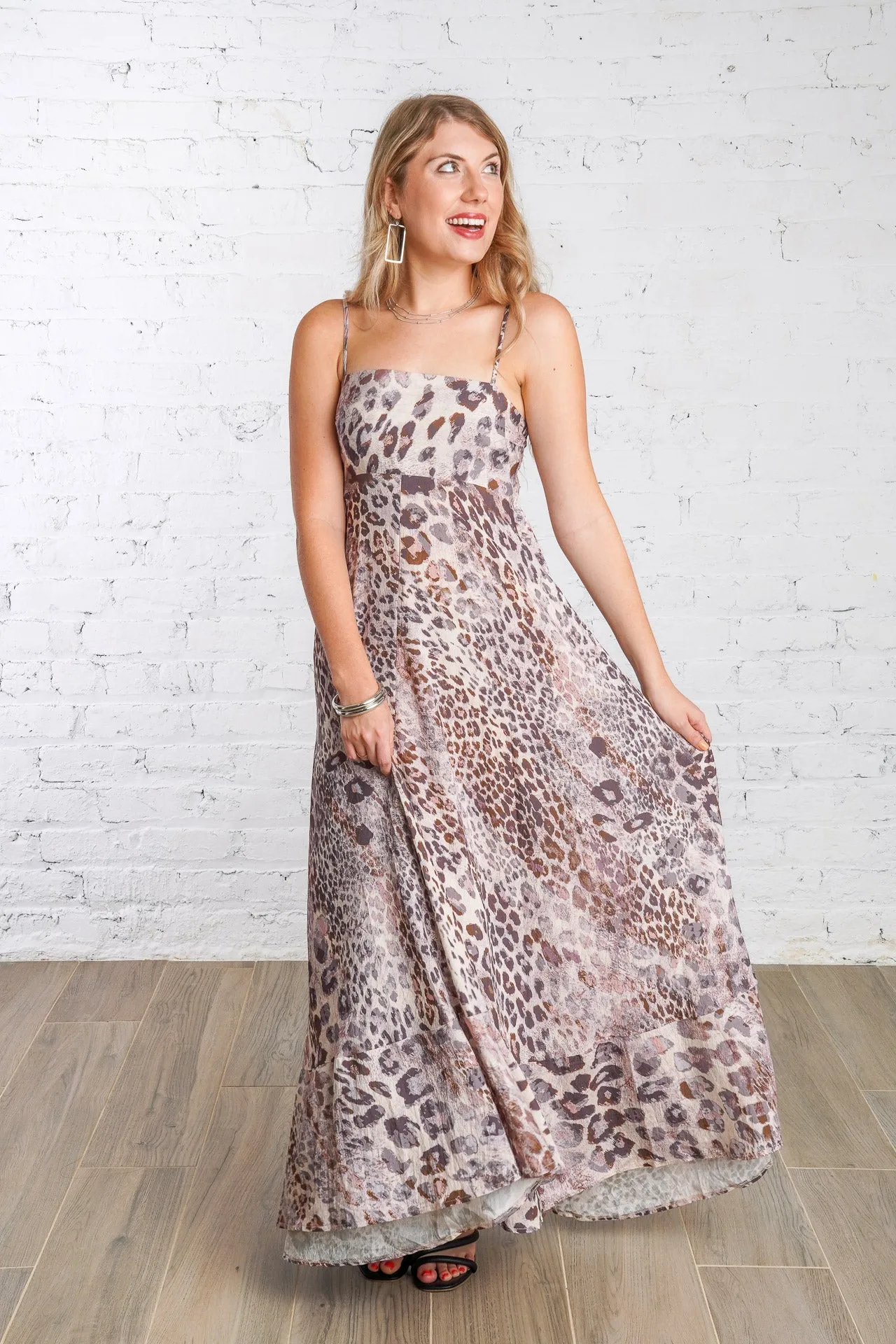 Charmed Animal Print Maxi Dress