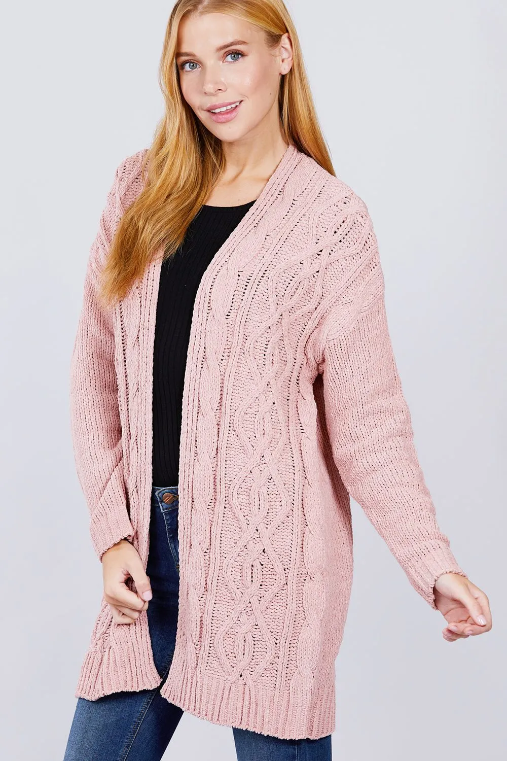 Chenille Sweater Cardigan