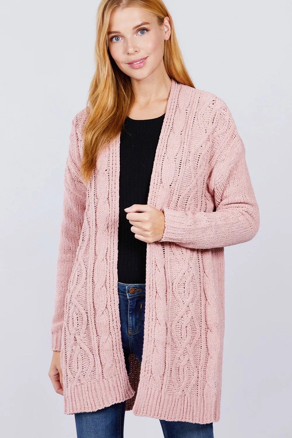 Chenille Sweater Cardigan