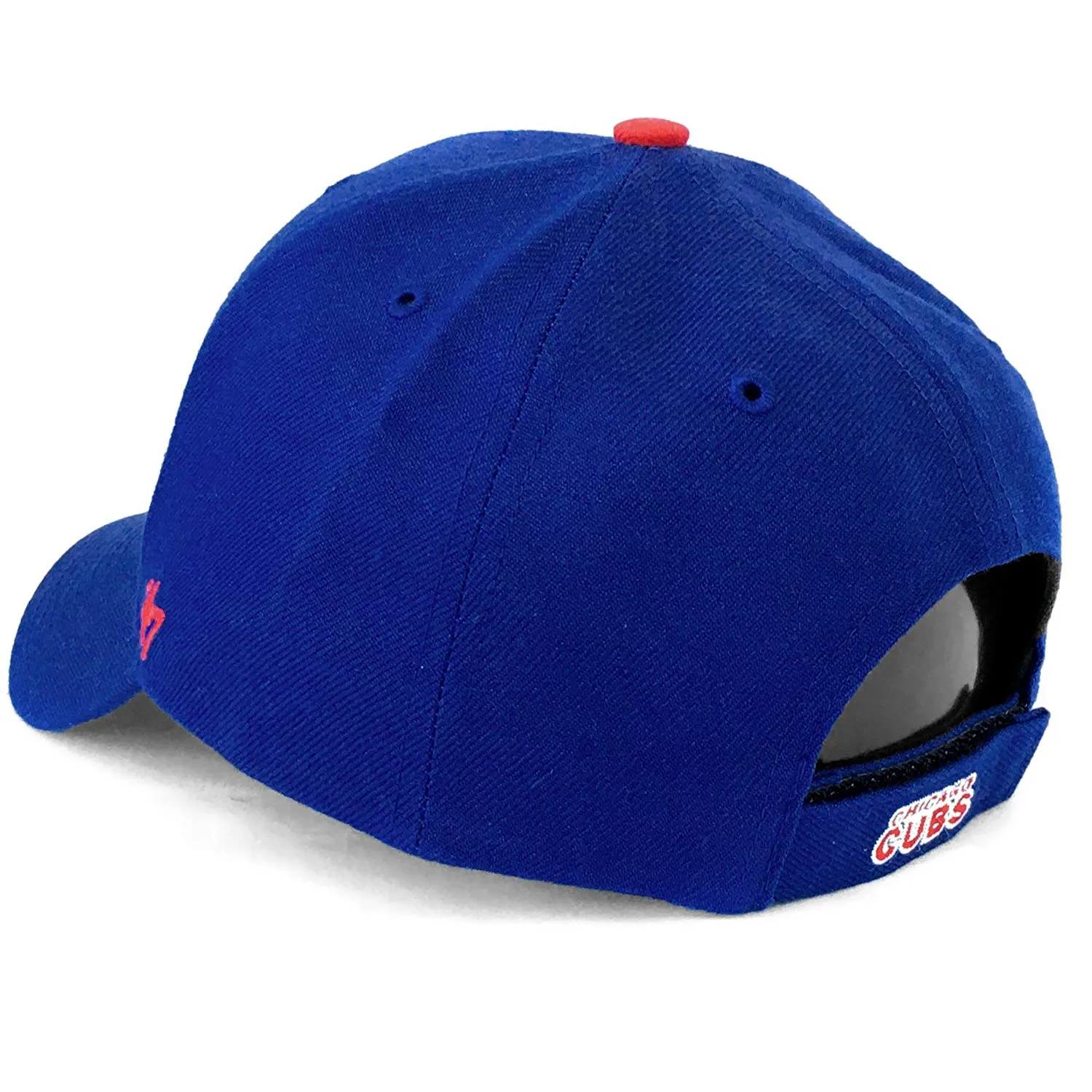 Chicago Cubs Adjustable Strap MVP Adjustable Blue & Red One Size Hat Cap 47 Brand