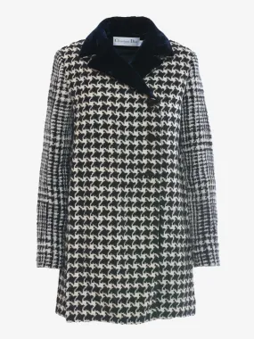 Christian Dior Houndstooth Coat