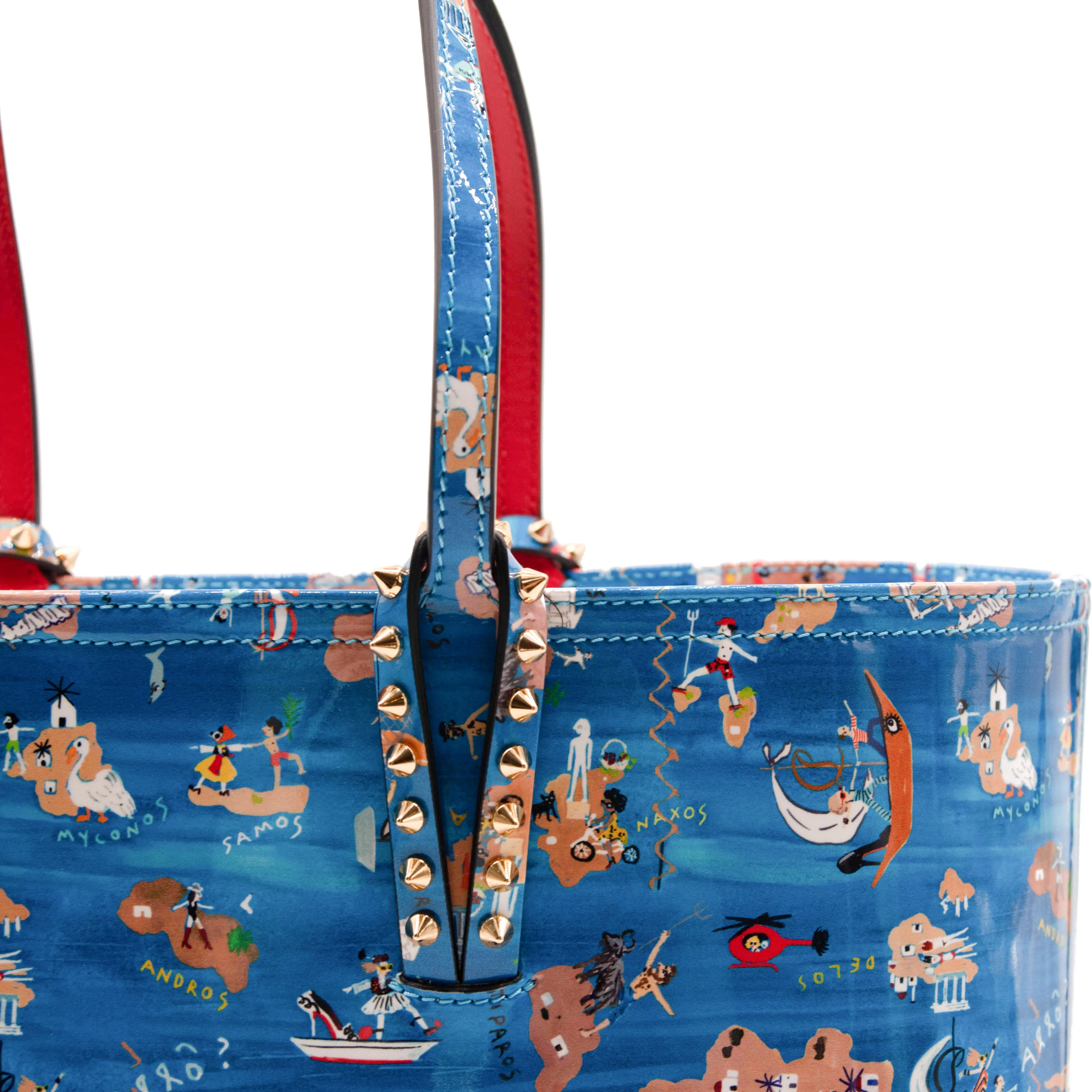 Christian Louboutin Cabata Small Loubi Odyssey Print Tote