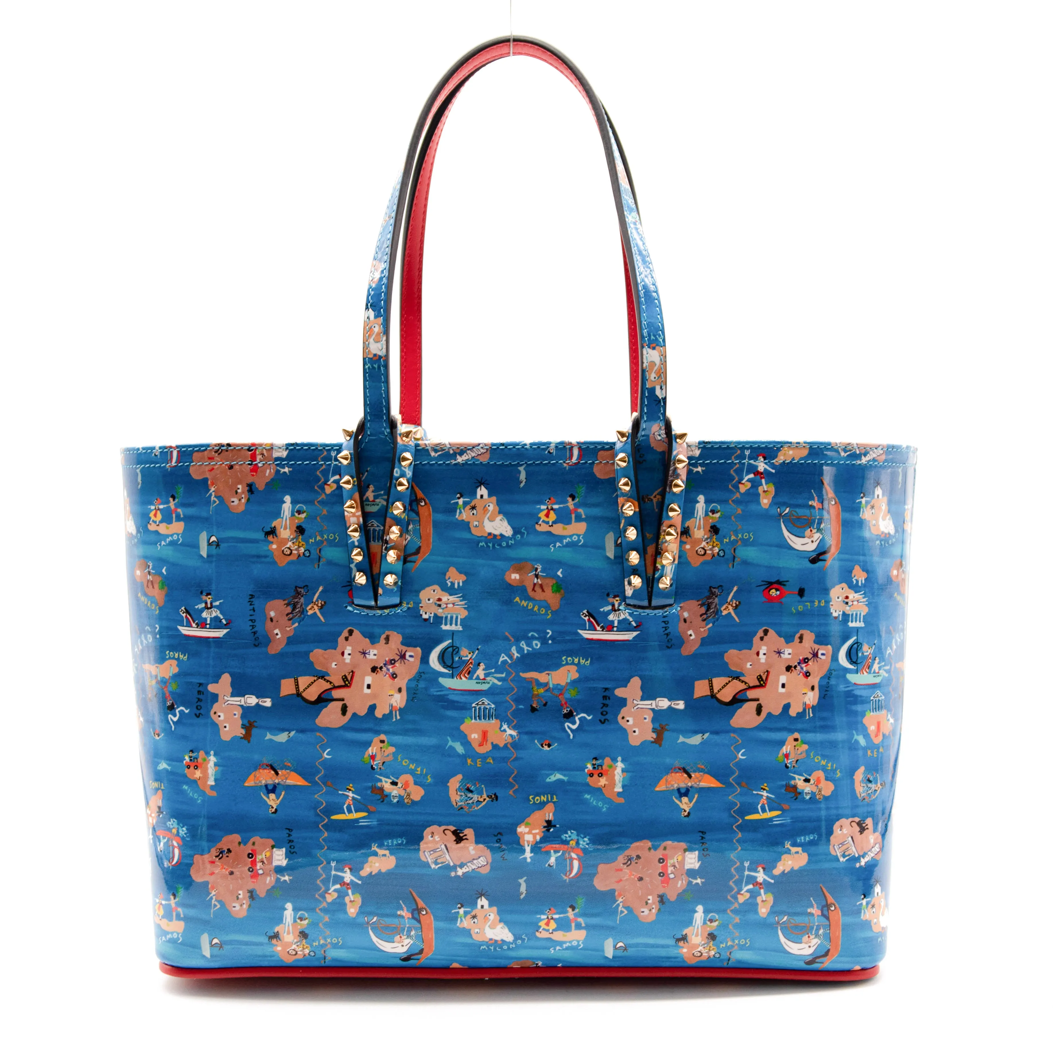 Christian Louboutin Cabata Small Loubi Odyssey Print Tote