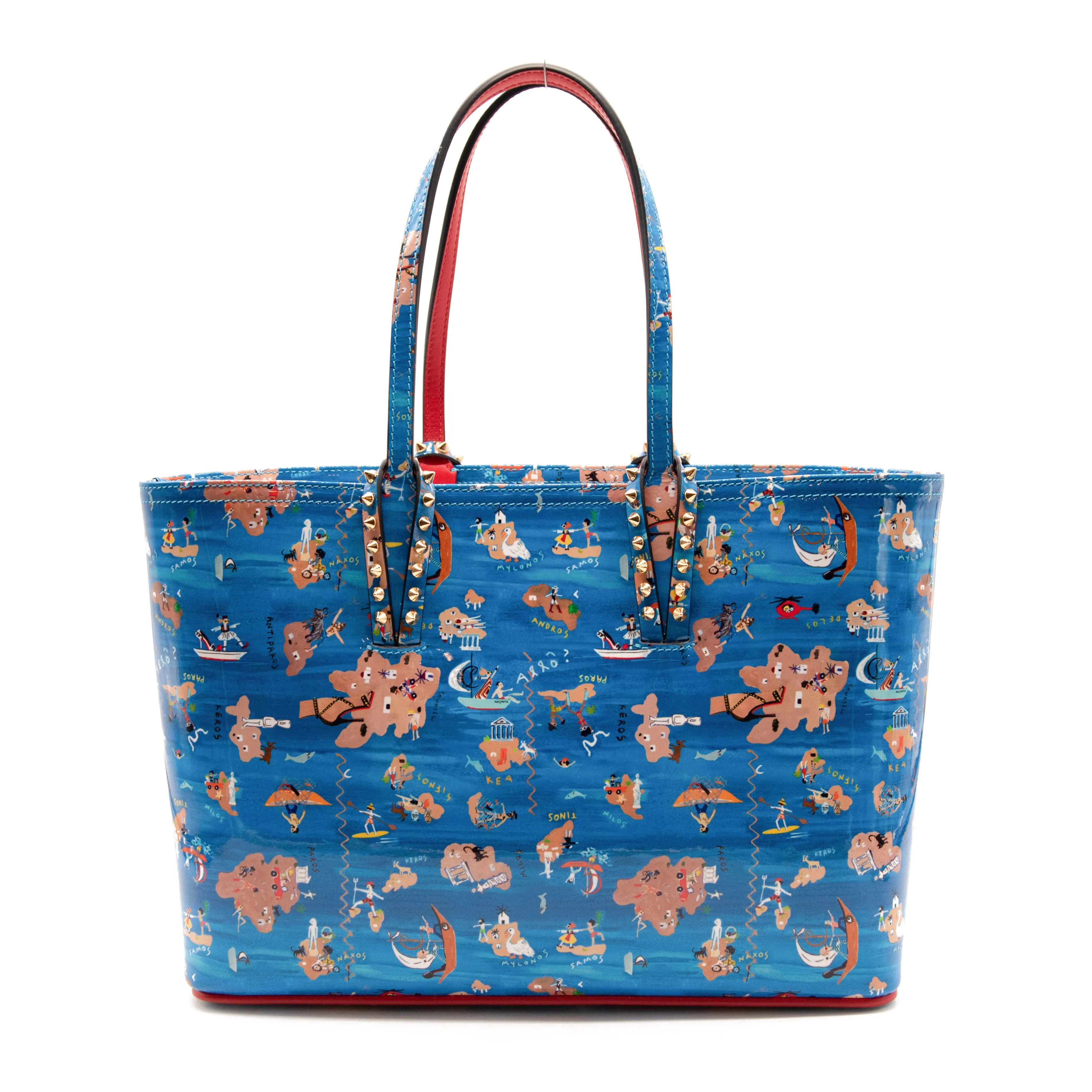 Christian Louboutin Cabata Small Loubi Odyssey Print Tote