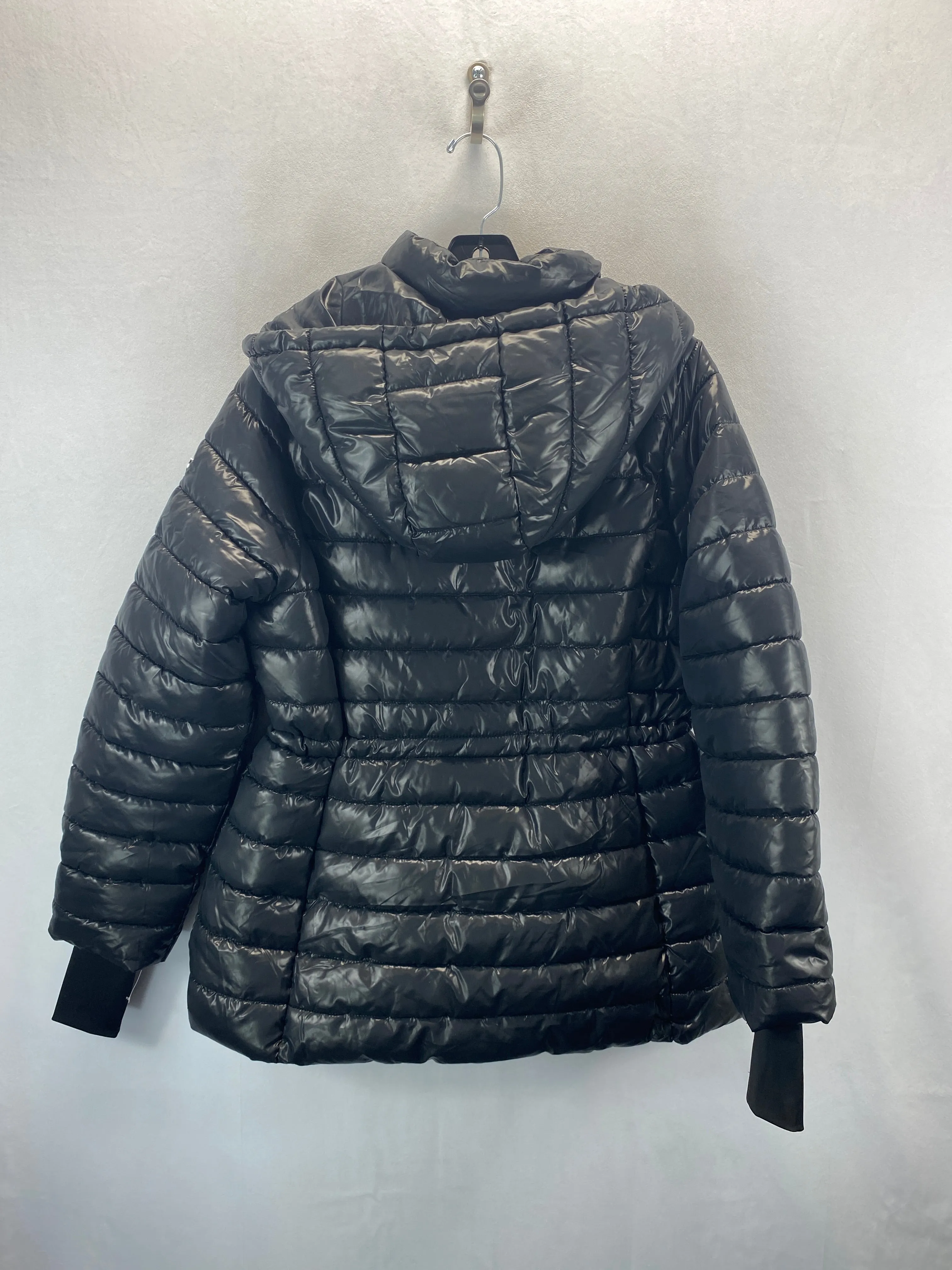 Coat Puffer & Quilted By Jessica Simpson In Black, Size: L