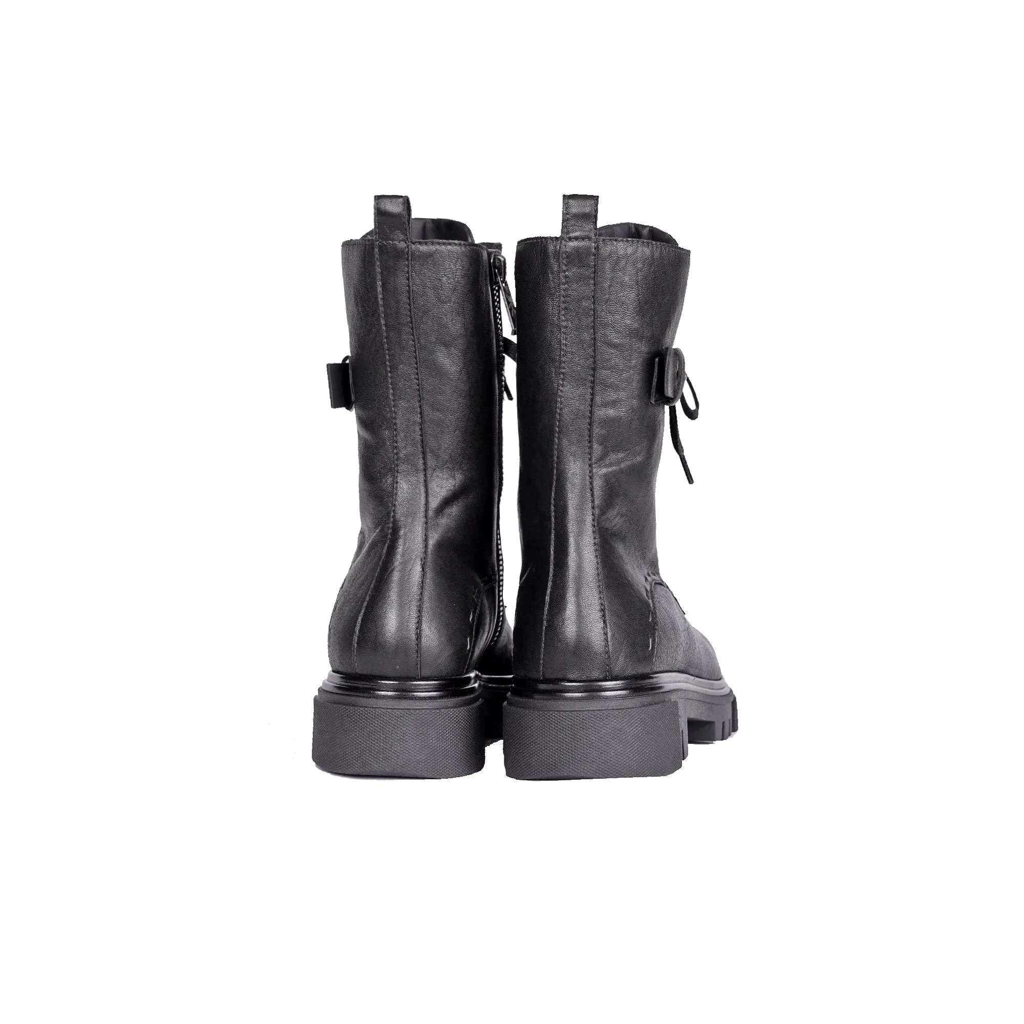 Combat Boot Vegetal Wash Black