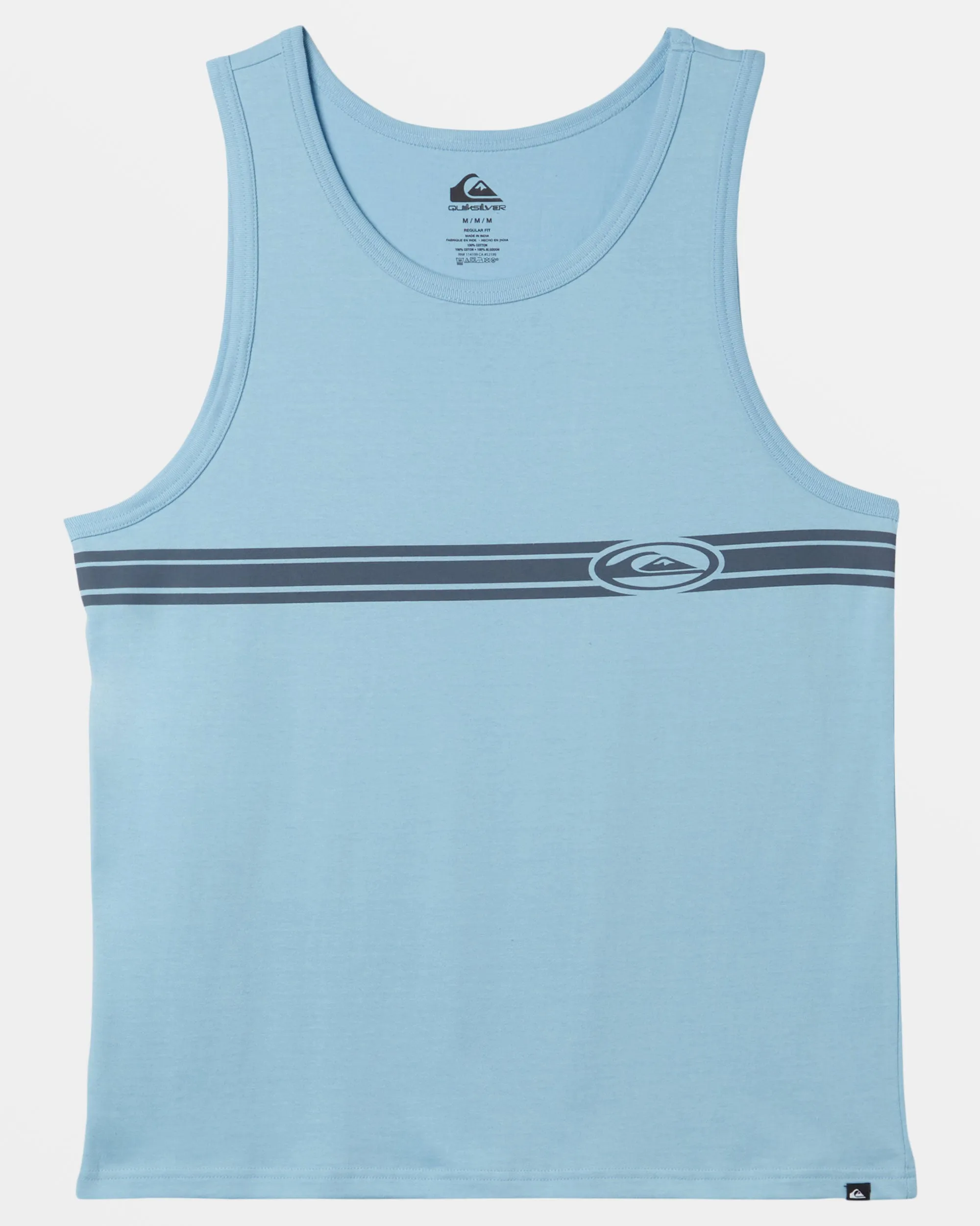 Comp Stripe Tank - Airy Blue