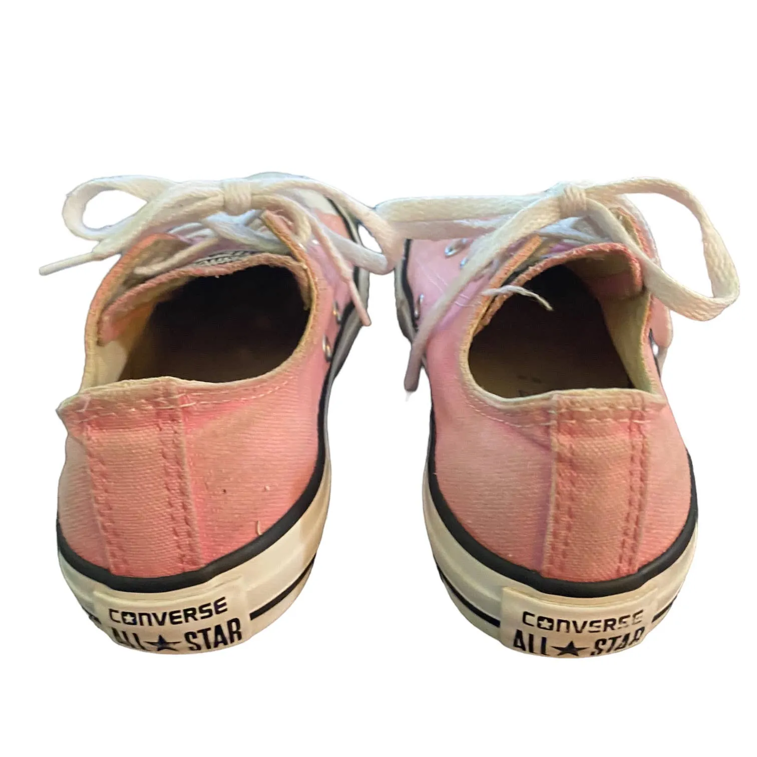 Converse All Star Girls Pink Low Top Sneakers Size 1.5