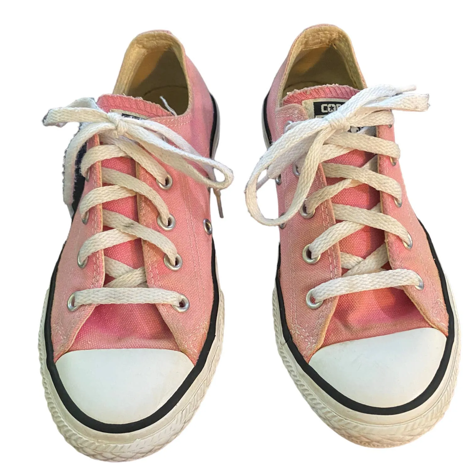 Converse All Star Girls Pink Low Top Sneakers Size 1.5