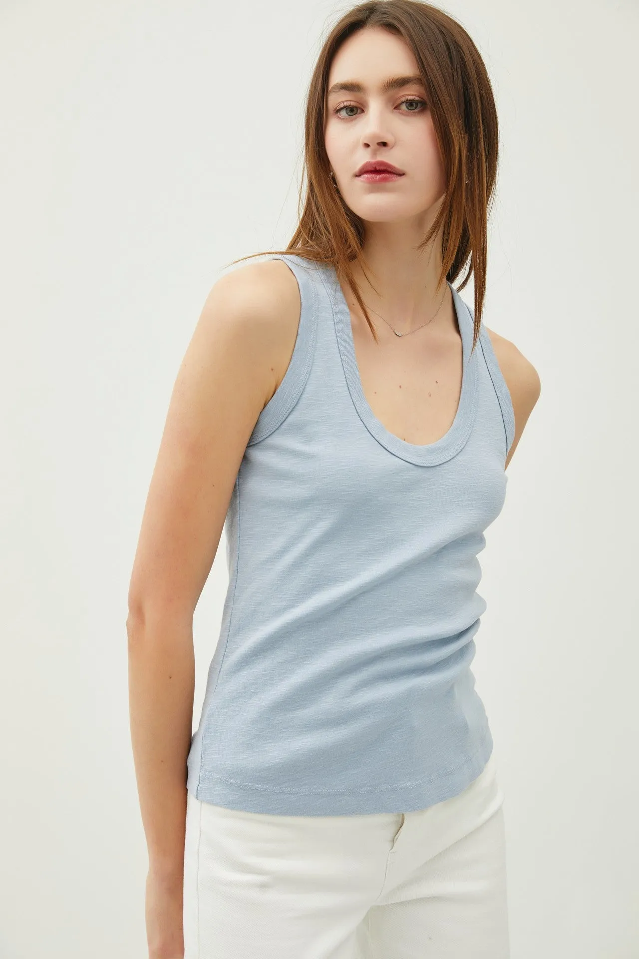 Cooper Tank - Slate Blue