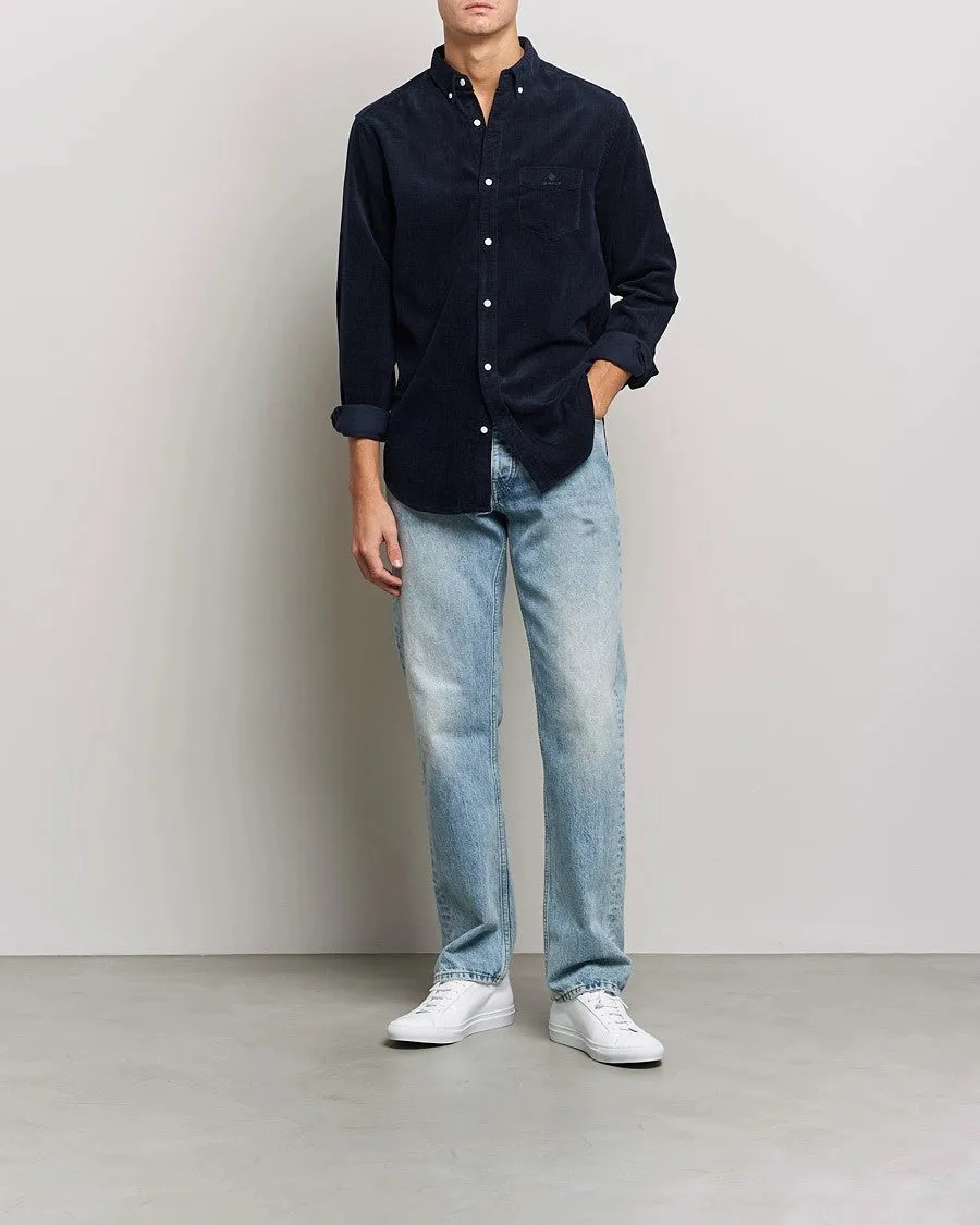 Corduroy Shirt - Evening Blue