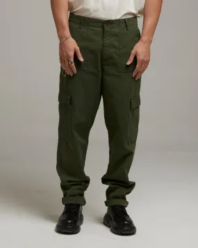 COULTERVILLE MEN'S RELAXED FIT CARGO TROUSERS | KHAKI