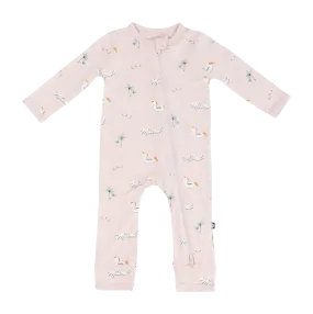 Court Culture x Kyte Baby Beach Blush Zippered Romper