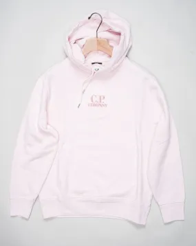 C.P. Company Diagonal Fleece Hoodie / Heavenly Pink