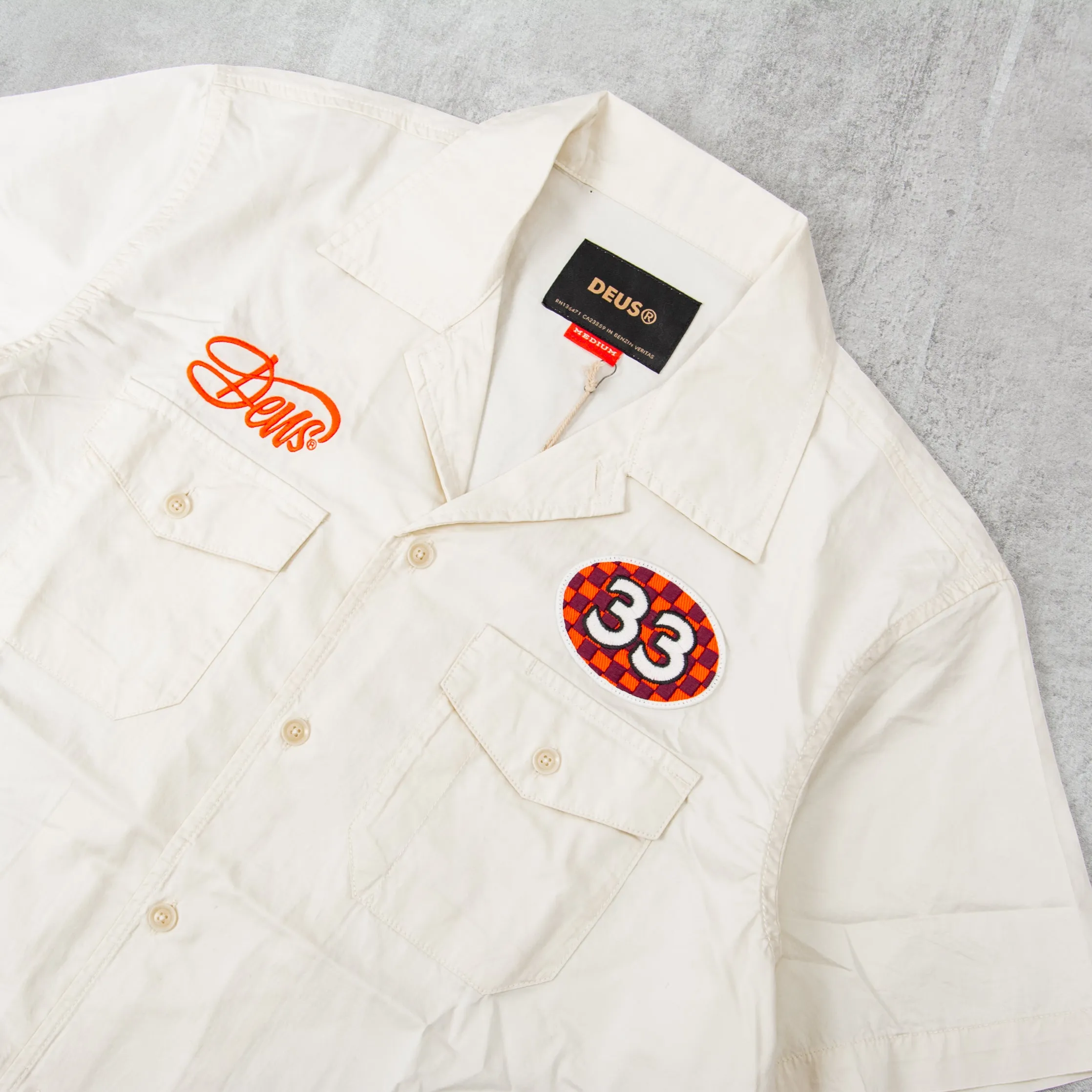 Deus Ex Machina Foreman Shirt - Vintage White