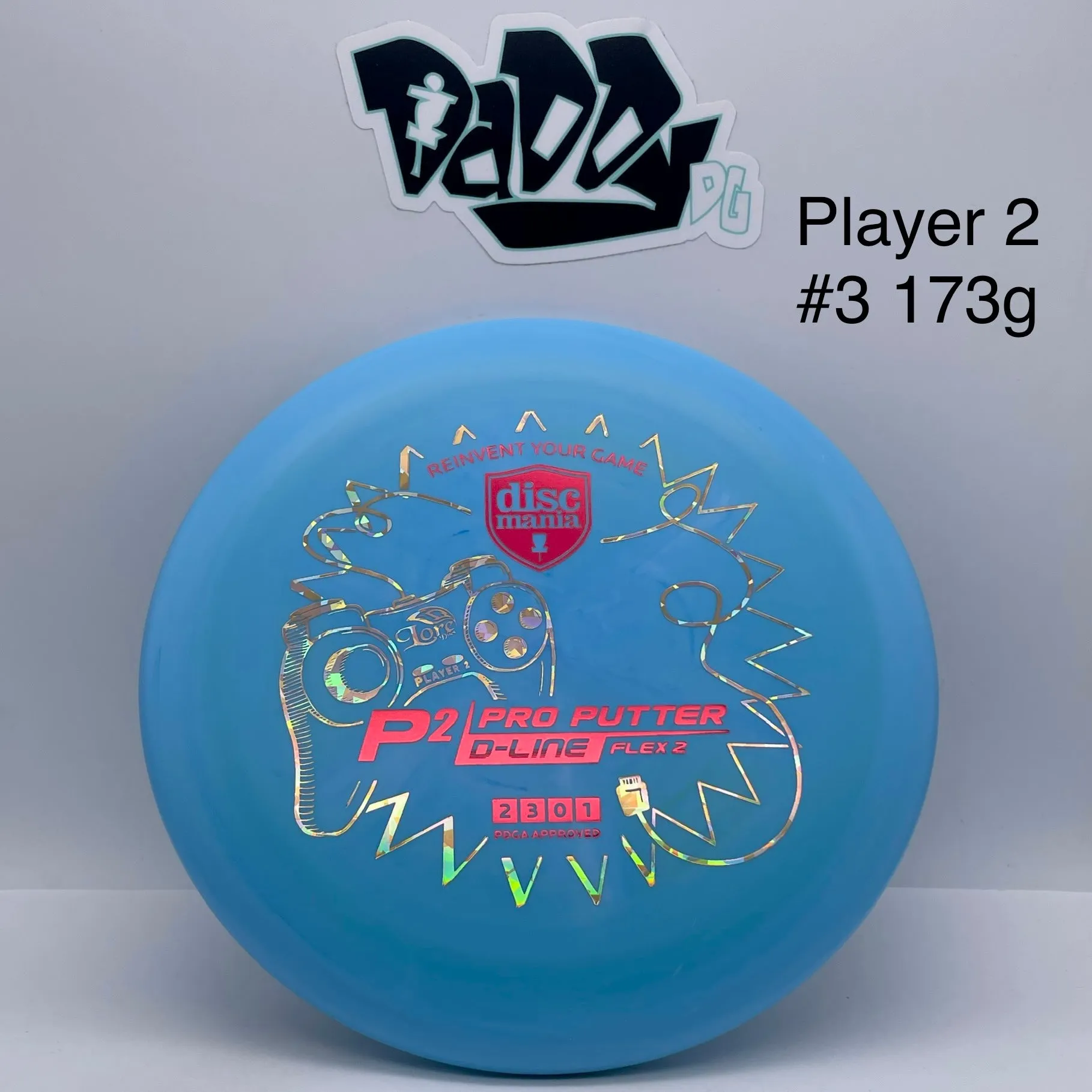 Discmania P2 D-Line (Flex 2) Pro Putter