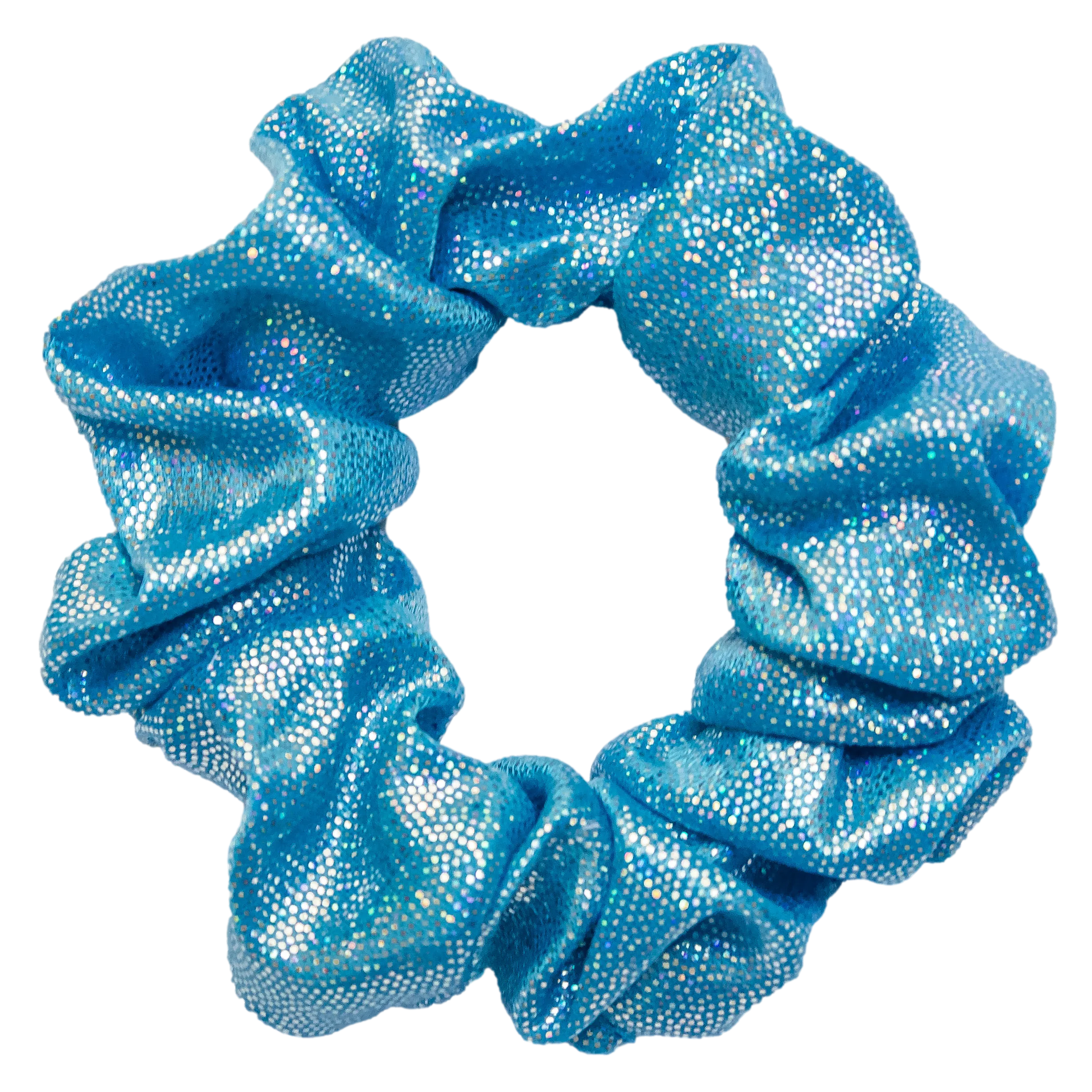 Disco Scrunchie in Ocean Blue