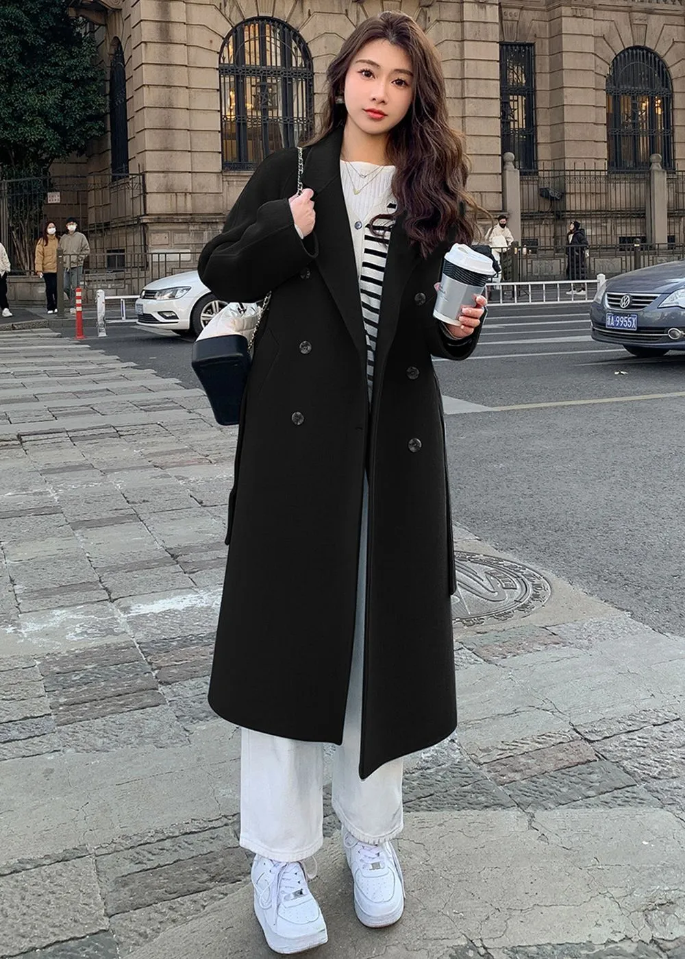 Double Face Wool Blend Coat