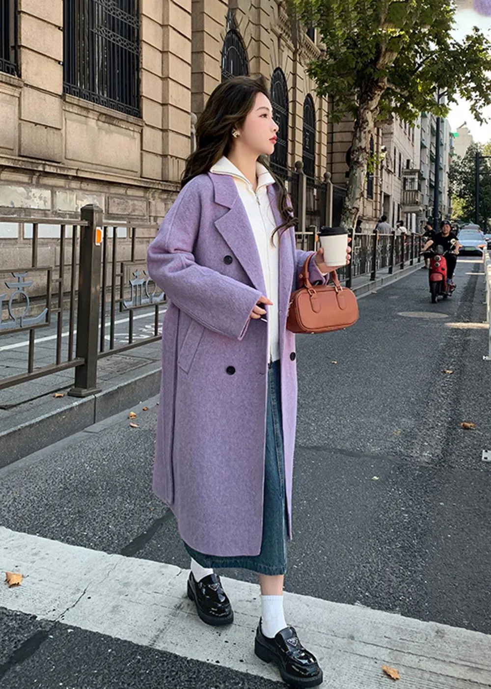 Double Face Wool Blend Coat