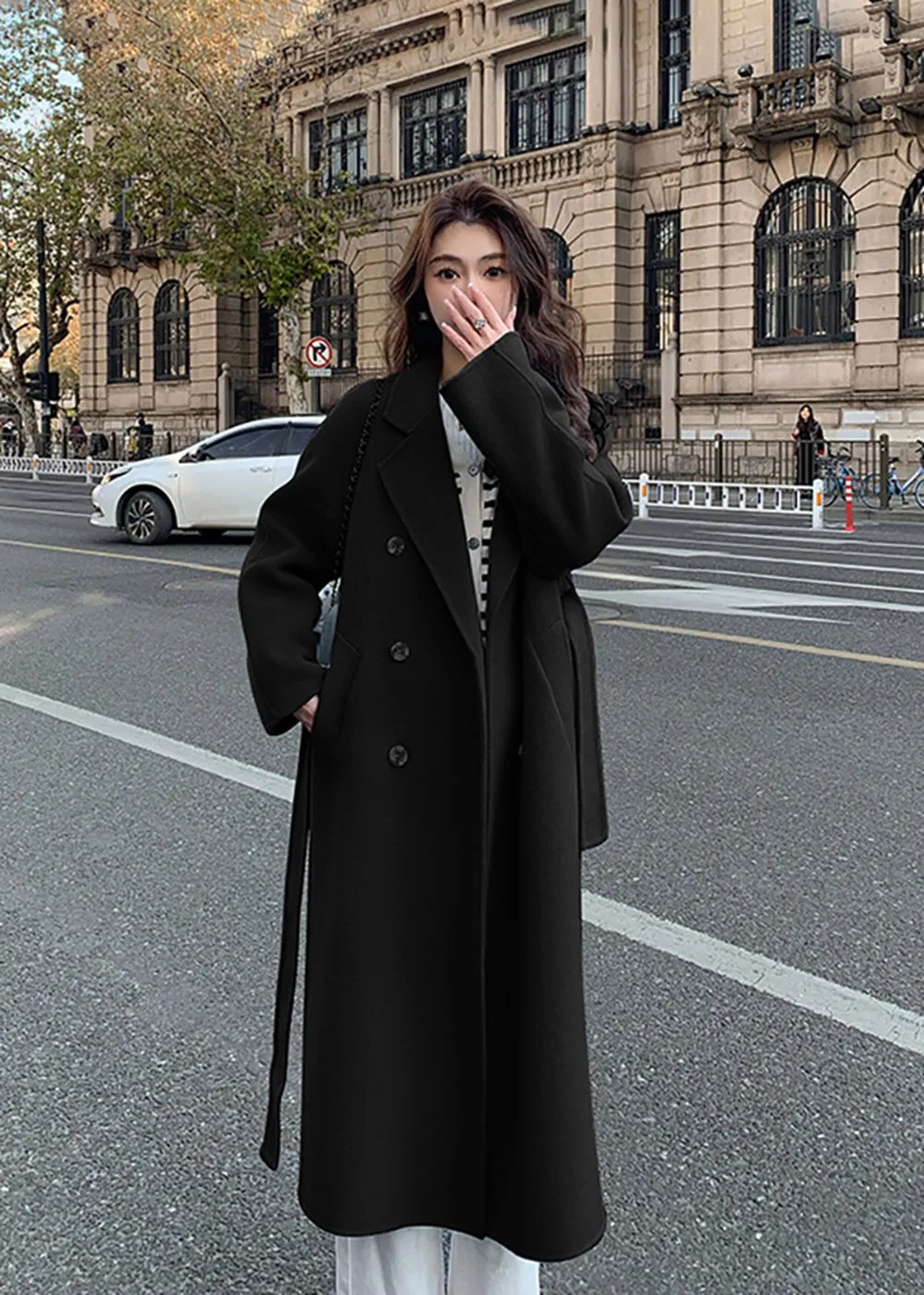 Double Face Wool Blend Coat