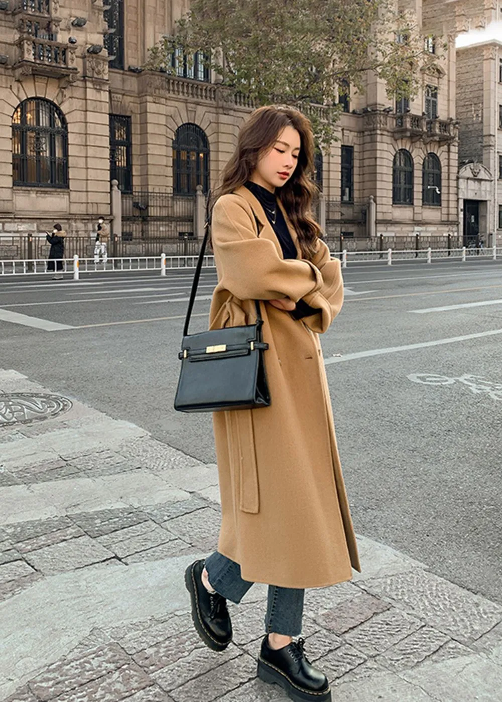 Double Face Wool Blend Coat