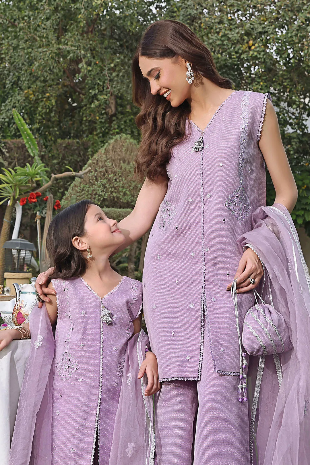 Embroidered Organza Plazo 3pc Suit | New Arrivals | P123220