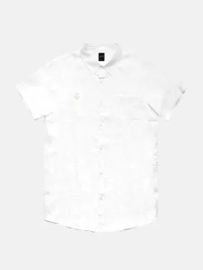 Empire Linen Wine Tour Shirt - White