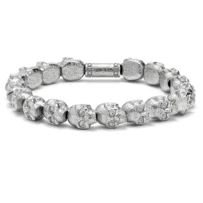 Empire - Silver All Skulls Bracelet