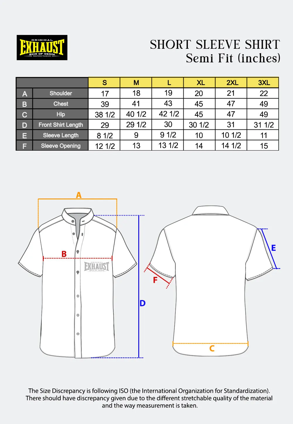 EXHAUST SHORT SLEEVE SHIRT [SEMI FIT] 1526