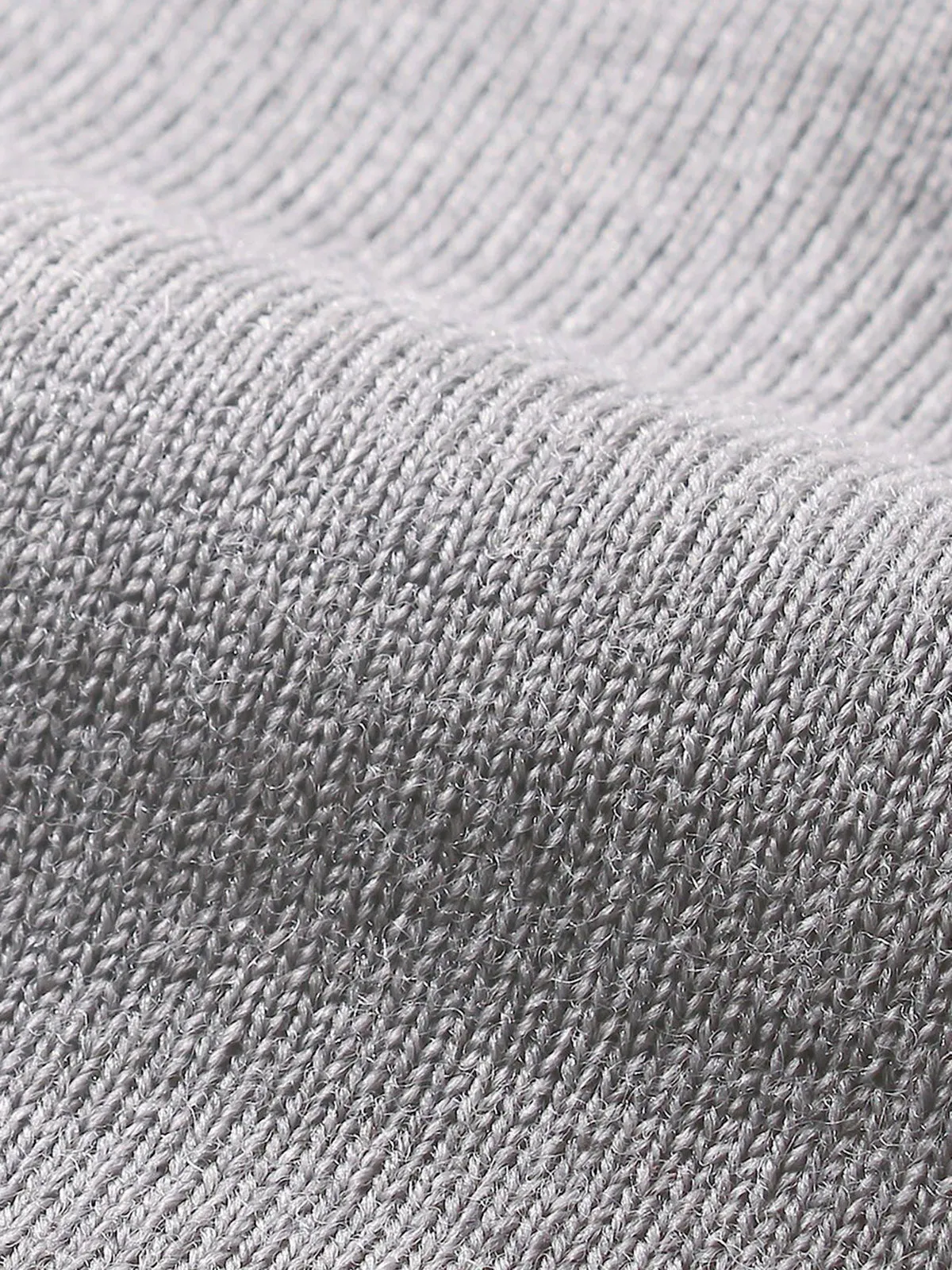 Extrafine Merino Polo Light Grey