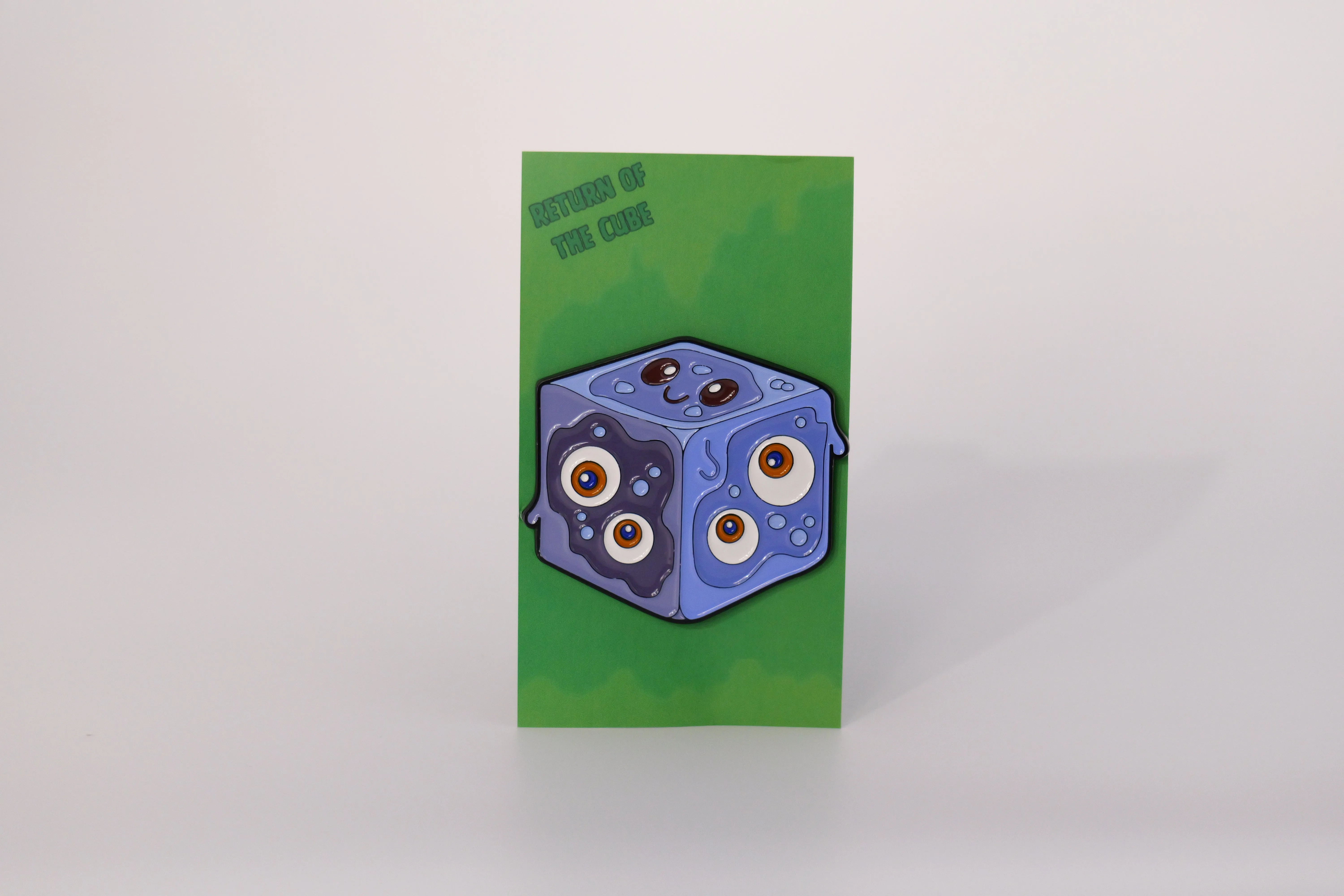 Eyeball Cube - Enamel Pin