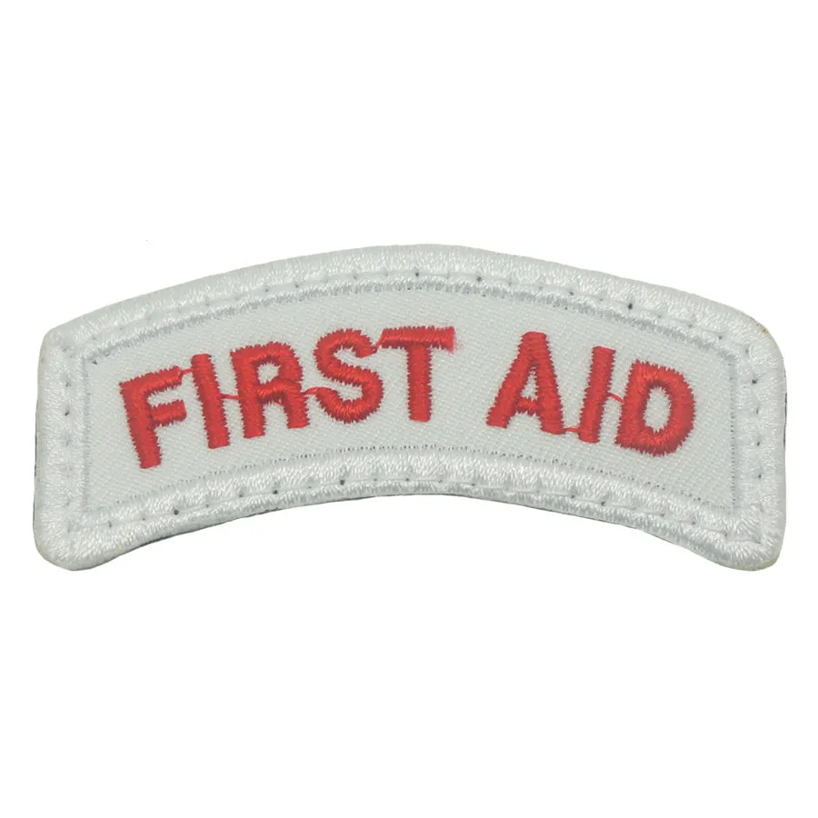 FIRST AID TAB - WHITE RED