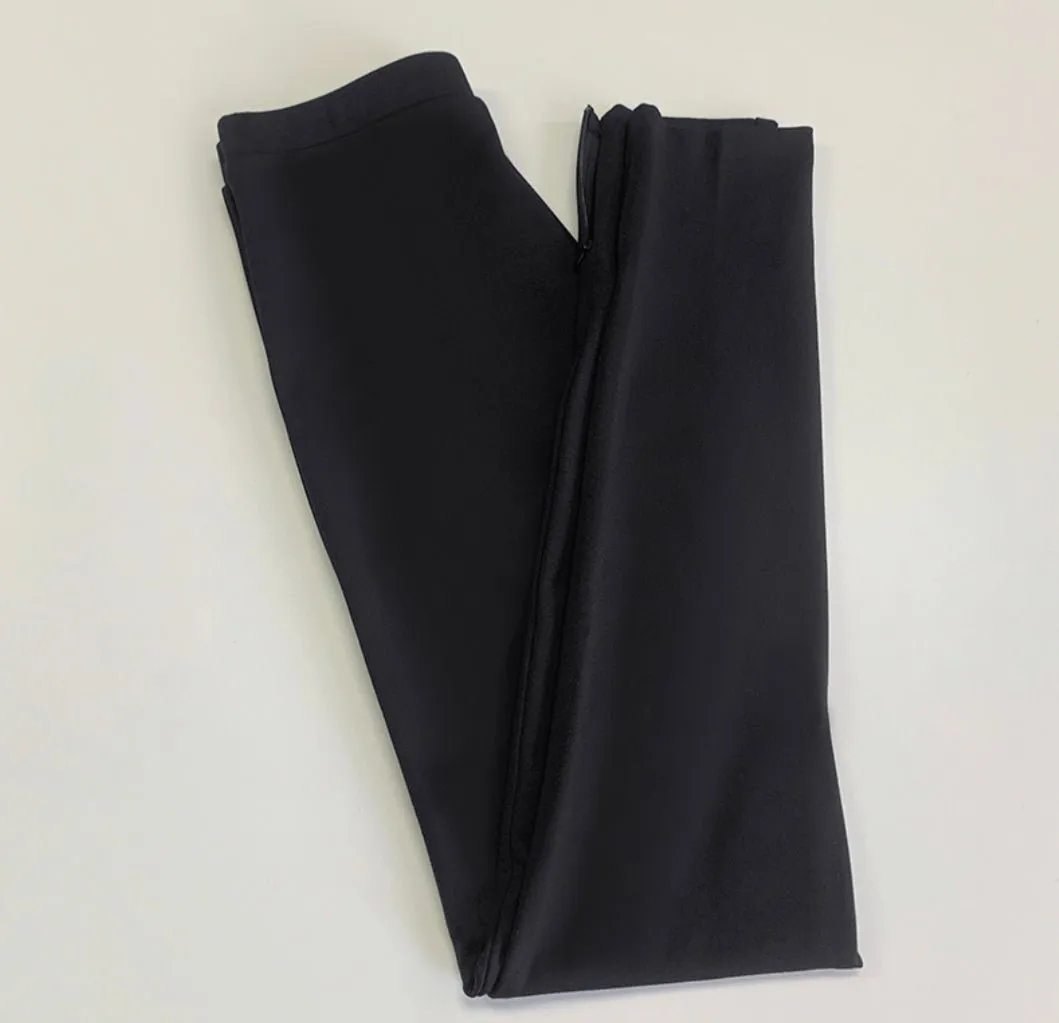 Fitted legging with zip