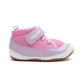 FLOSS pink and purple baby and toddler girls high-top sneakers