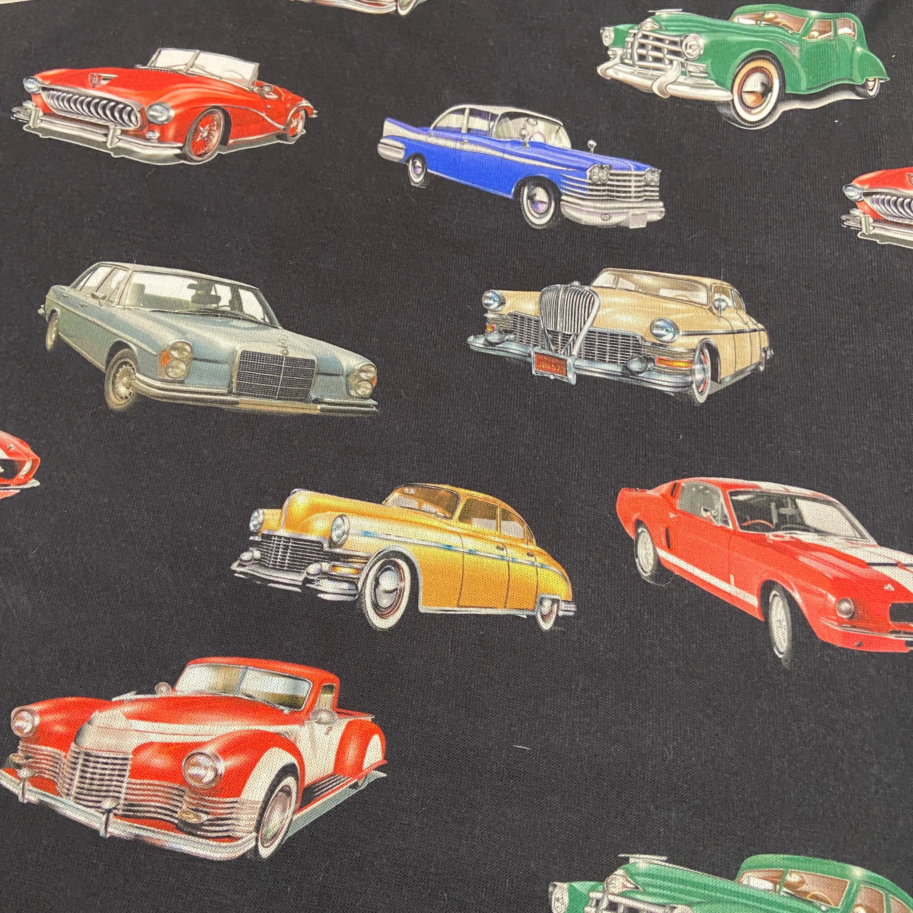 FS708 Cars Stretch Knit Fabric Wine