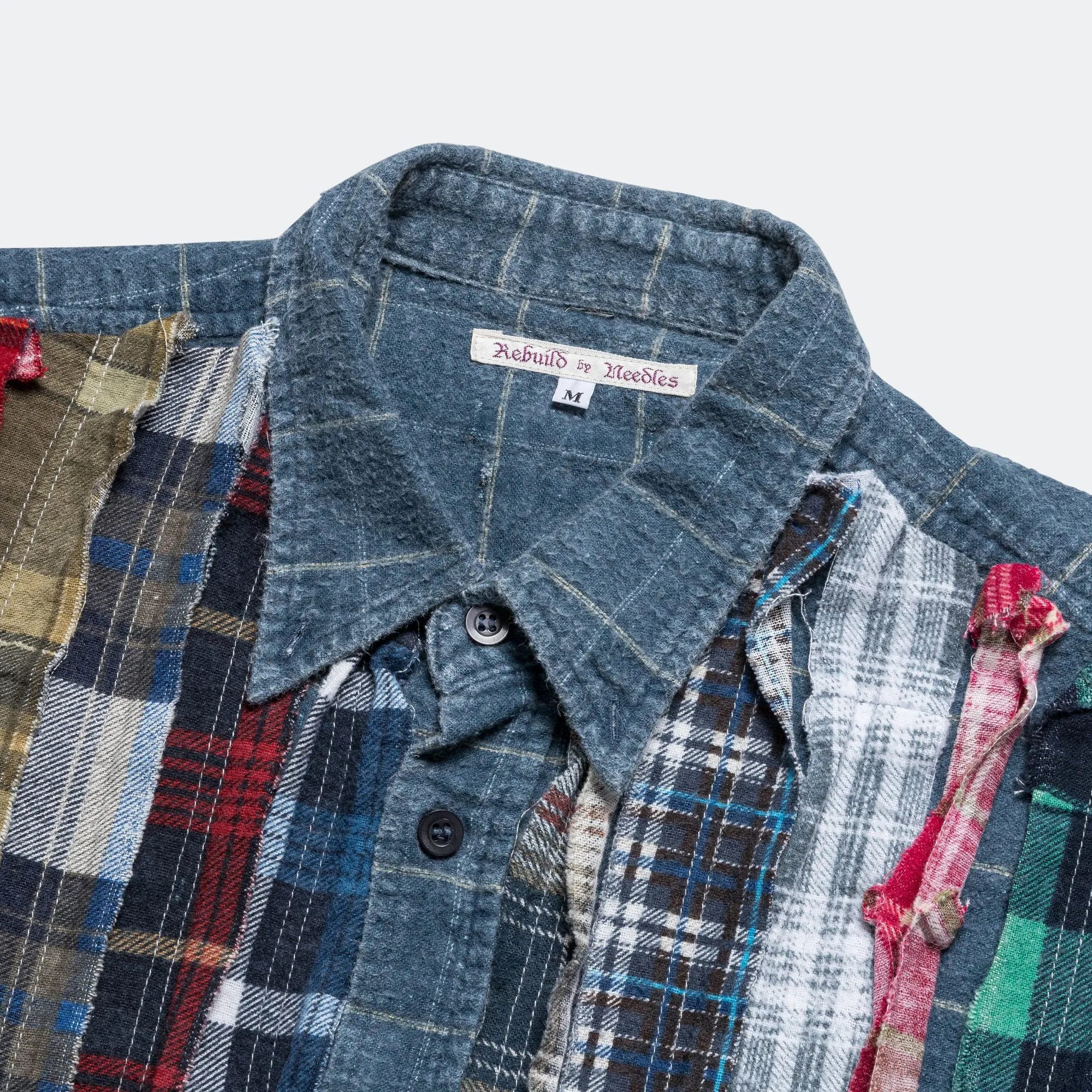 FW24 Rebuild Flannel Ribbon Shirt - Medium #7