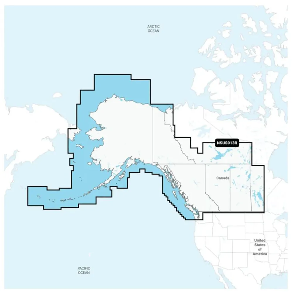 Garmin Navionics  NSUS013R Canada, West  Alaska [010-C1485-20]