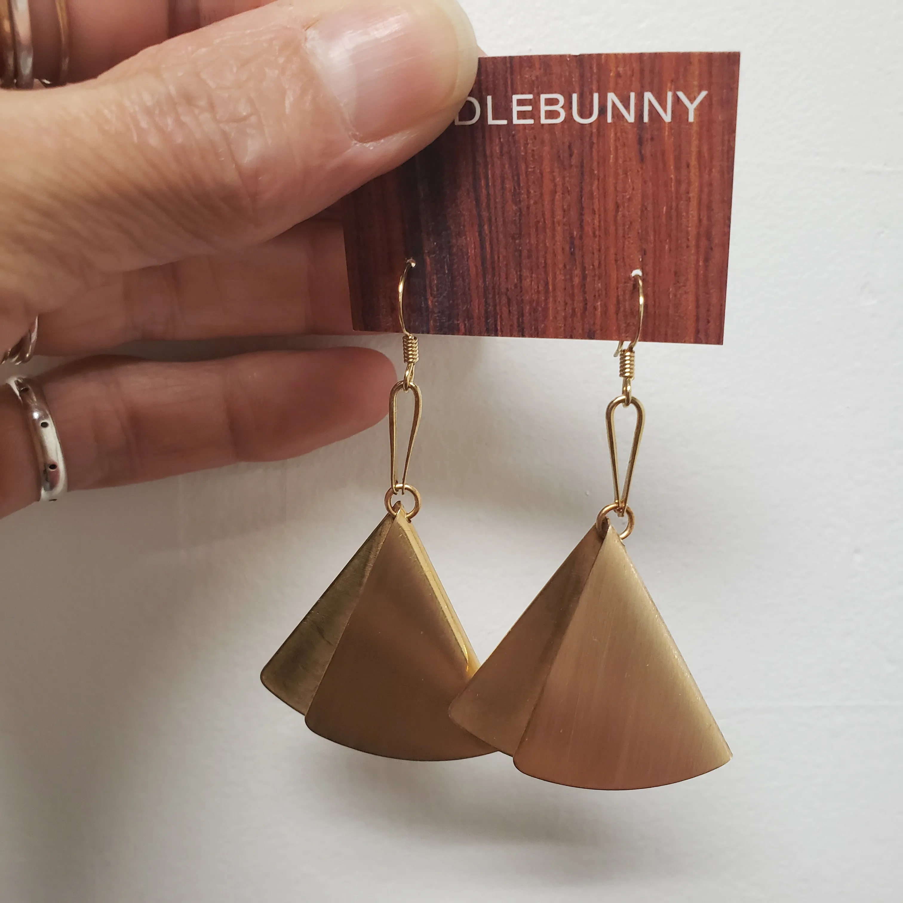 Geometric Fan Earrings