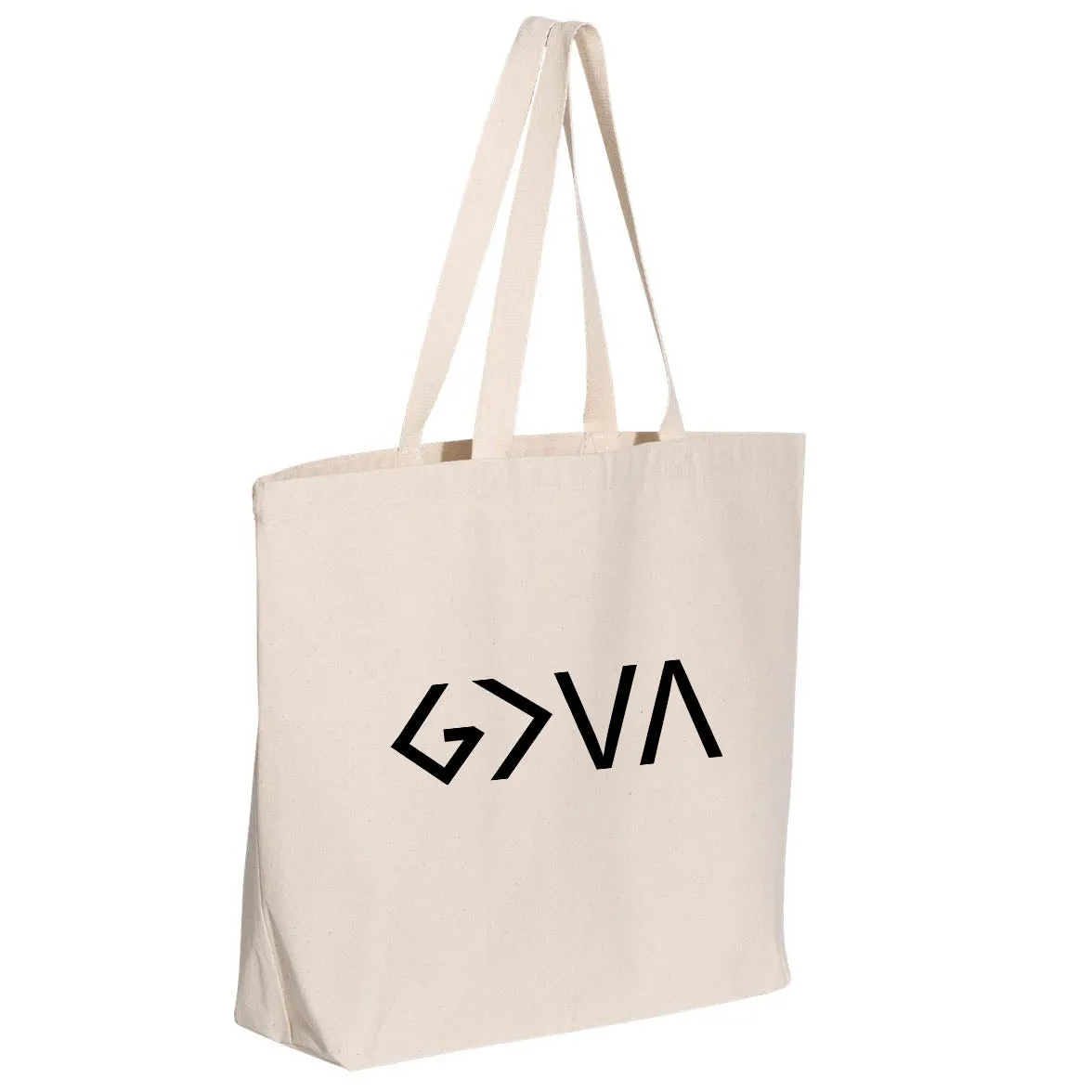 God Is Greater Than The Highs And Lows Jumbo Tote Canvas Bag