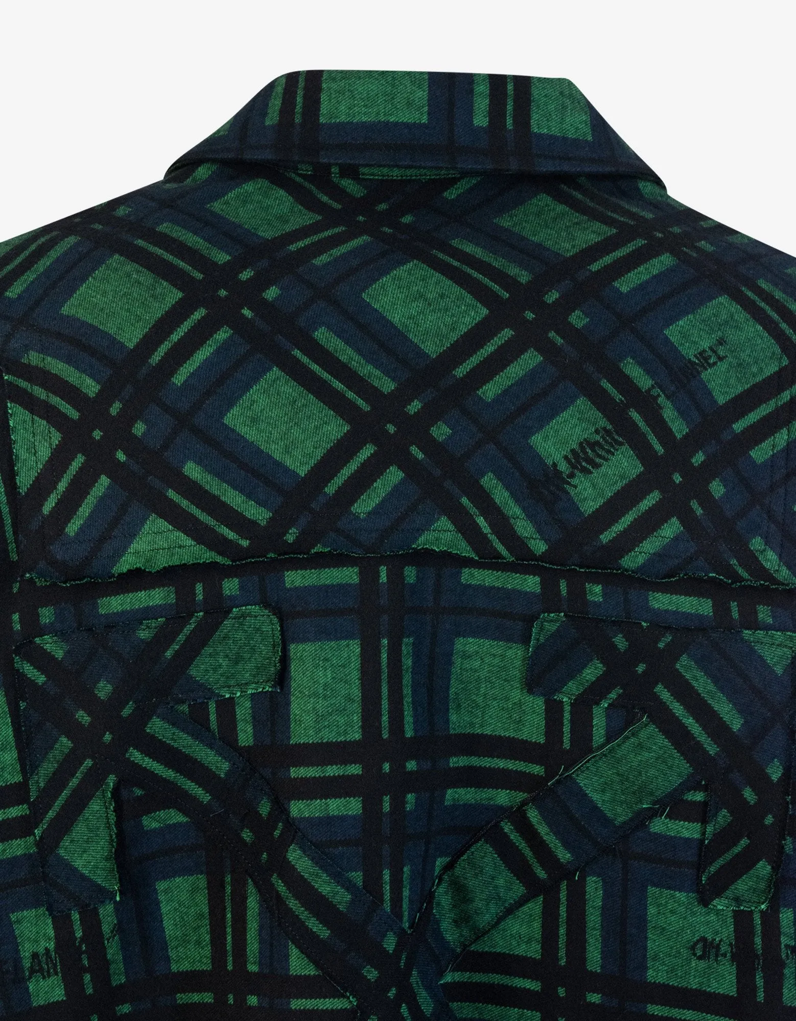 Green & Black Flannel Check Shirt -