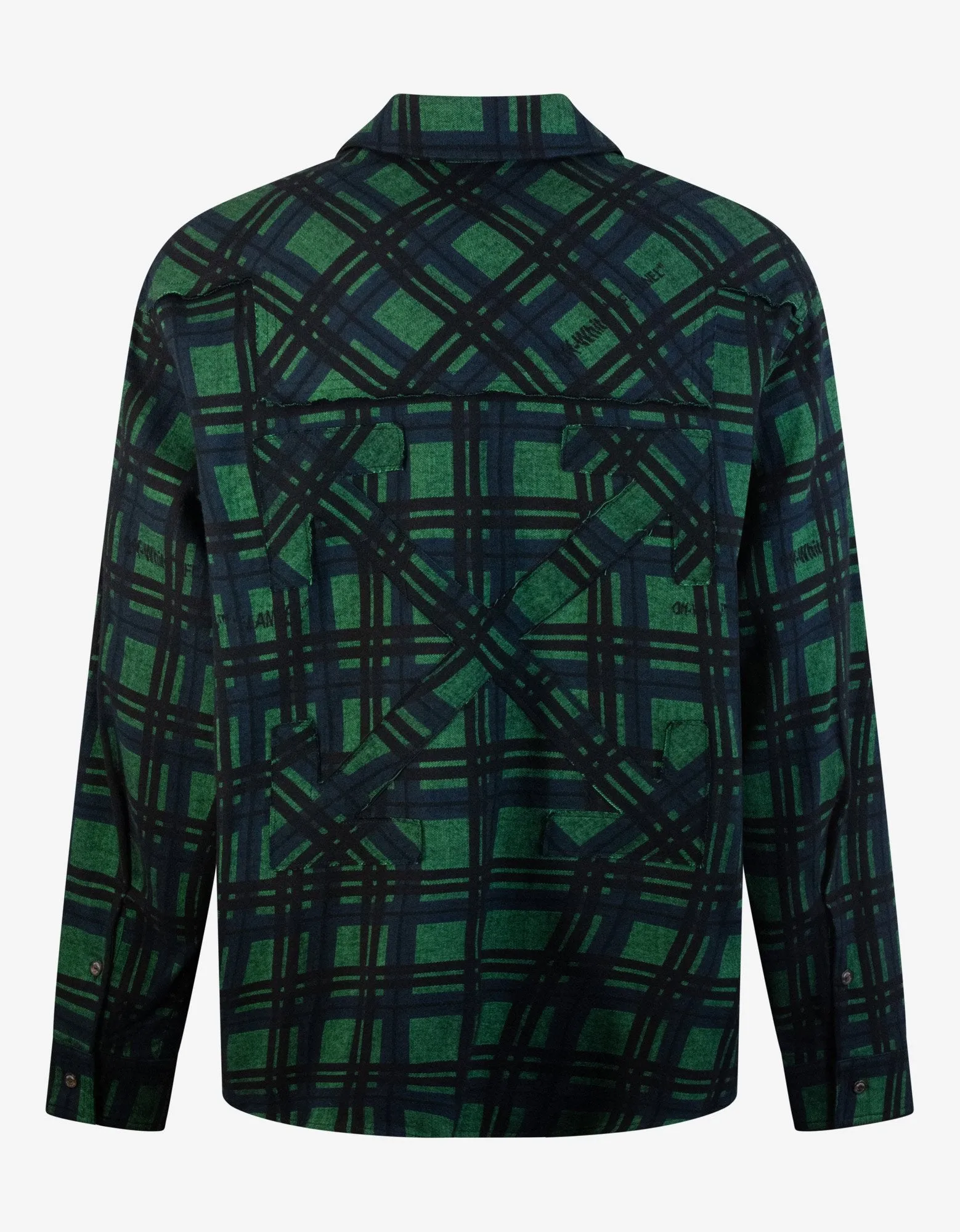 Green & Black Flannel Check Shirt -